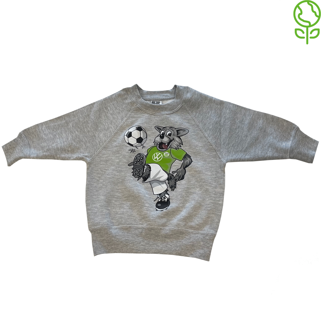 sweater Woelfi kids grey VfL Wolfsburg